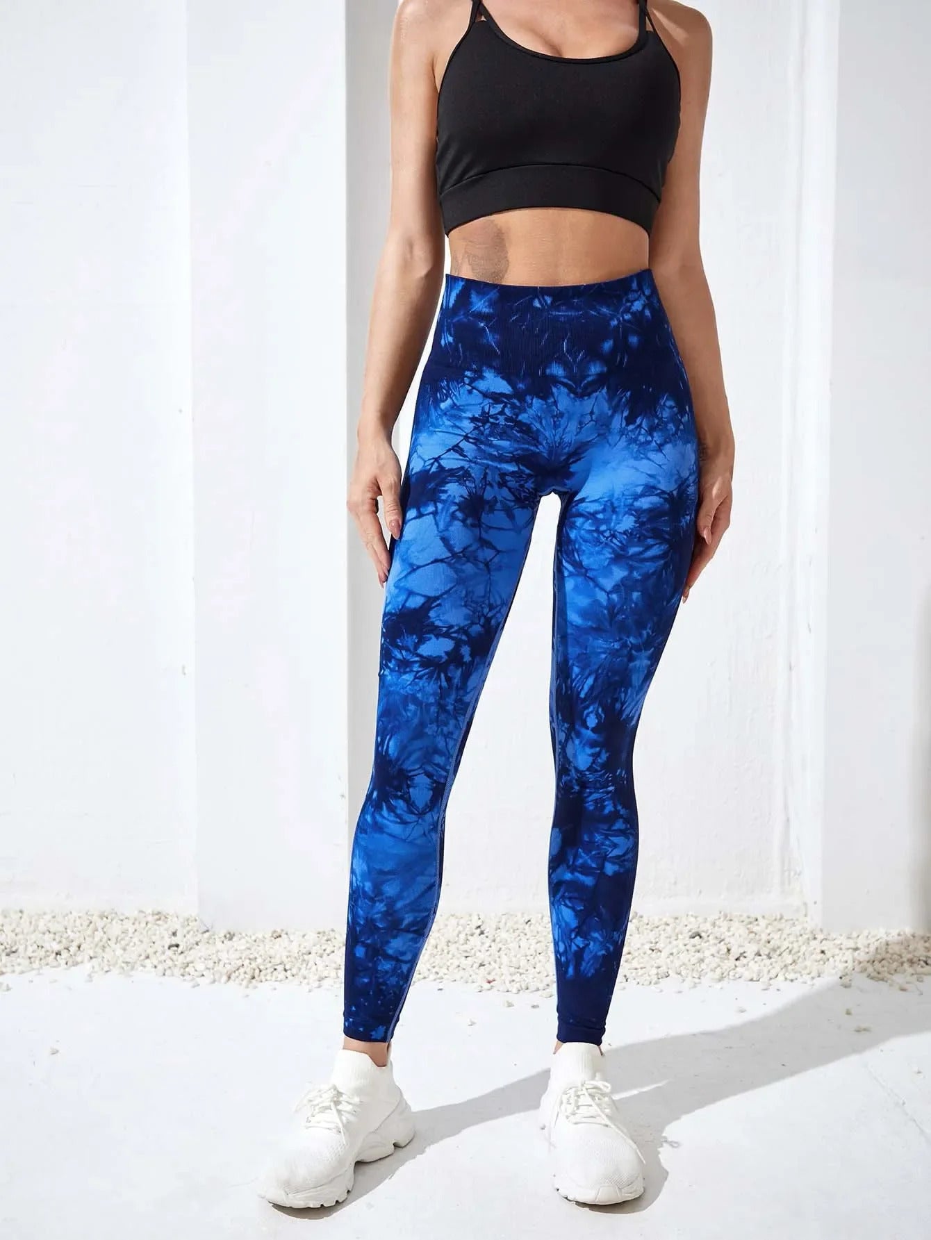 Tie Dye Yoga Pants Sport Leggings Women Seamless High Waist Push Up Woman Tights Fitness Workout Leggins Gym Clothing