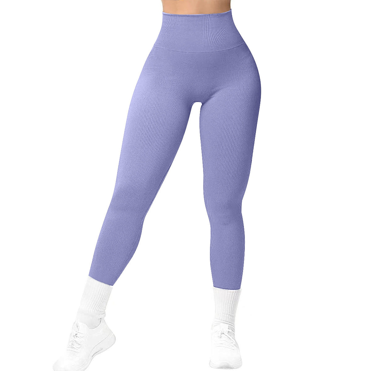 Threaded Peach Hip Yoga Pants High Elasticity Sports Running Women's Fitness Pants