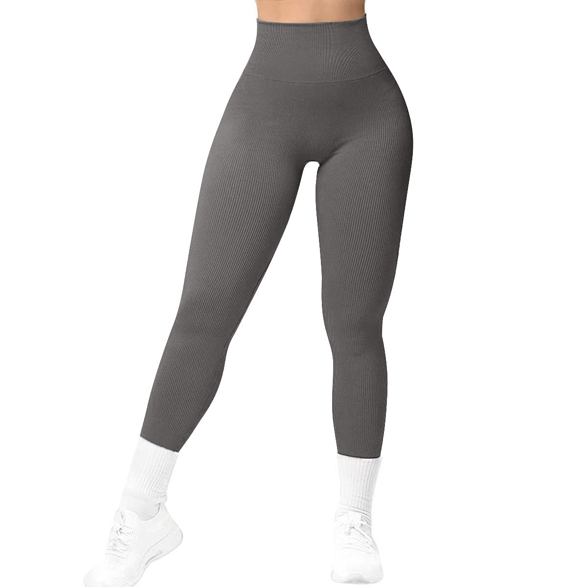 Threaded Peach Hip Yoga Pants High Elasticity Sports Running Women's Fitness Pants