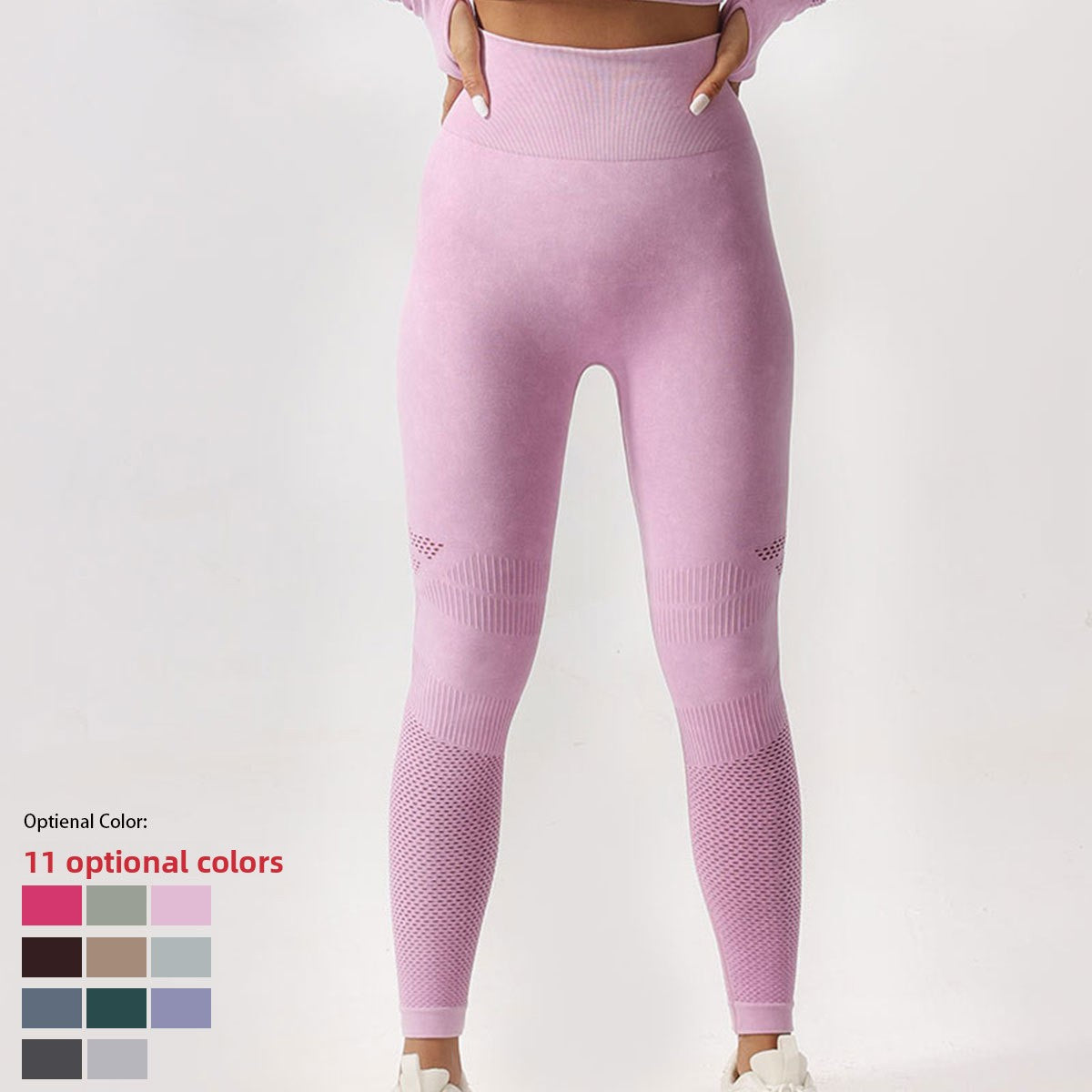High Waist Peach Hip Lift Fitness Pants Washed Matte Tight Sports Yoga Pants
