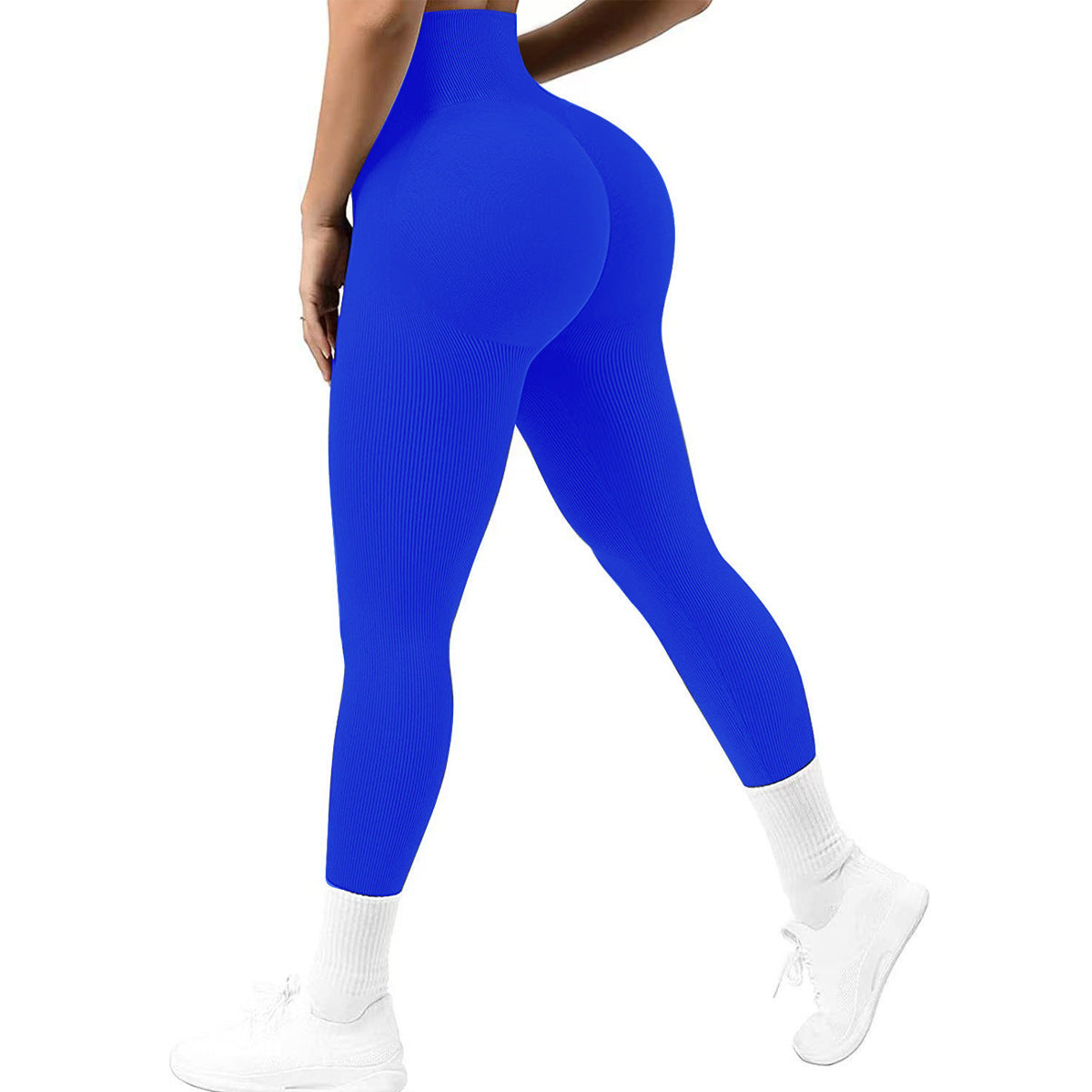 Threaded Peach Hip Yoga Pants High Elasticity Sports Running Women's Fitness Pants