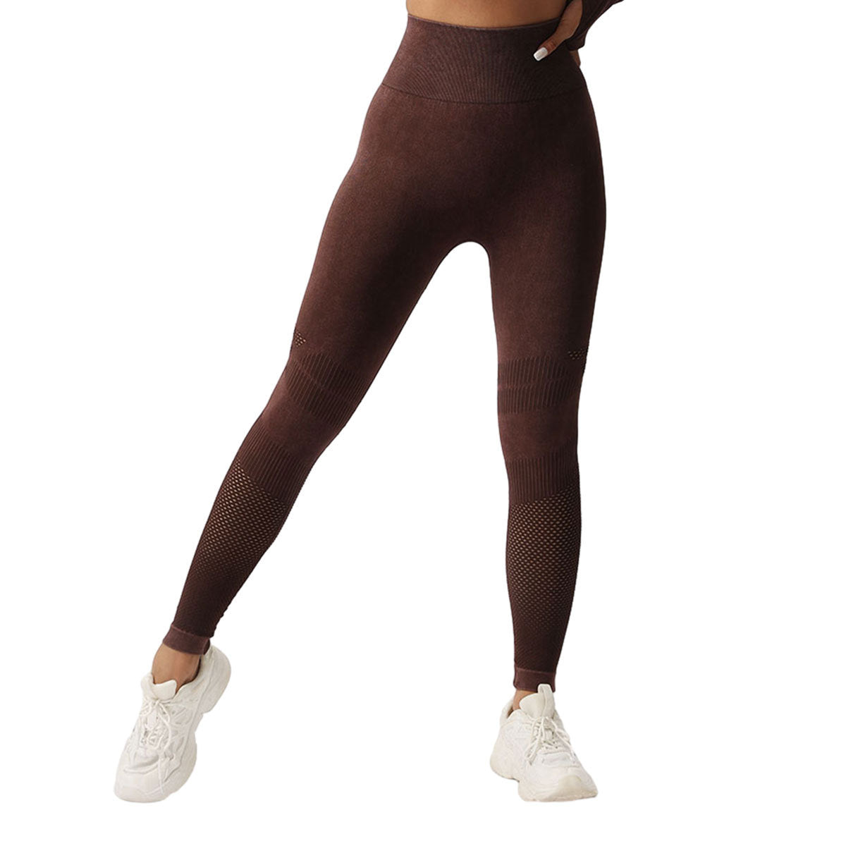 High Waist Peach Hip Lift Fitness Pants Washed Matte Tight Sports Yoga Pants