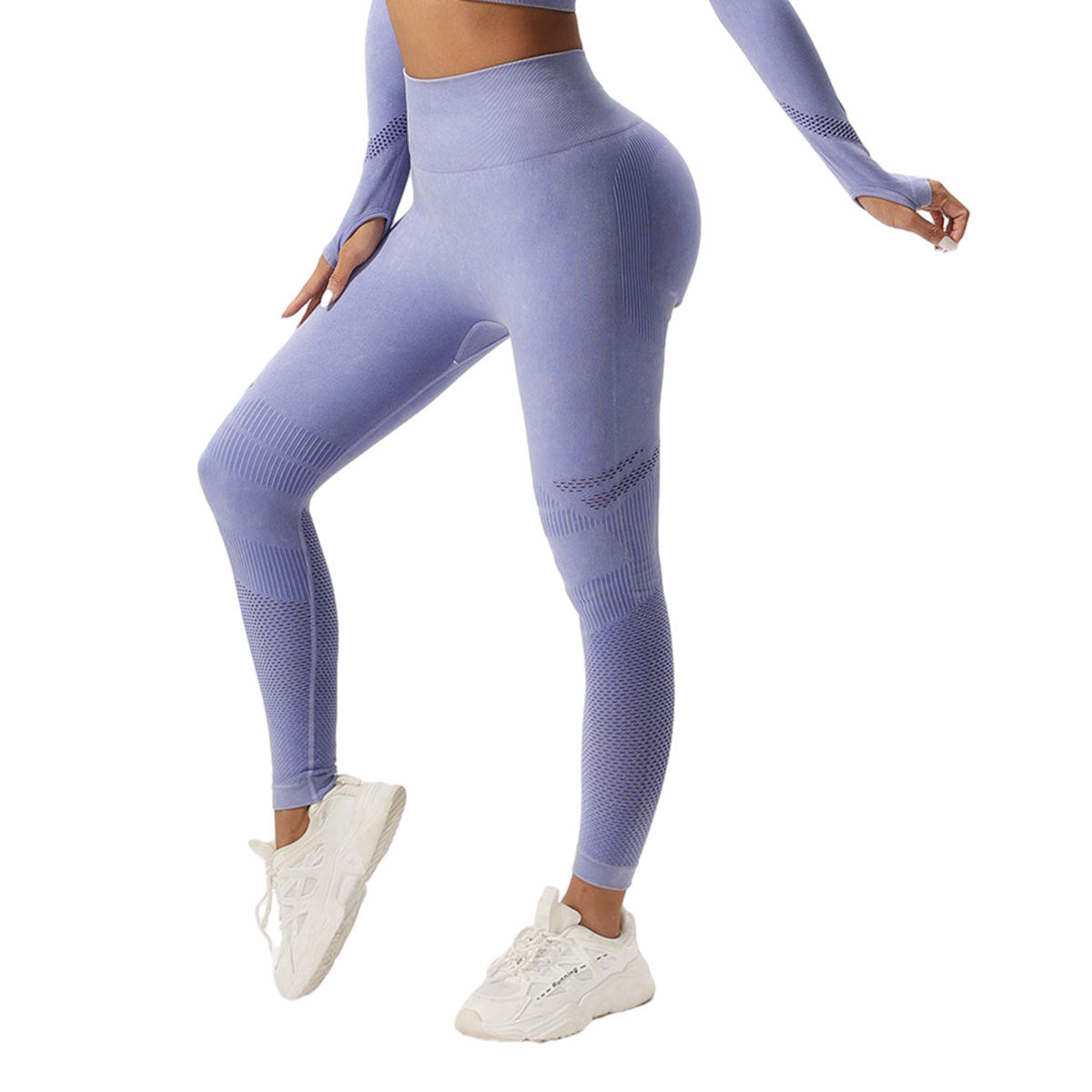 High Waist Peach Hip Lift Fitness Pants Washed Matte Tight Sports Yoga Pants