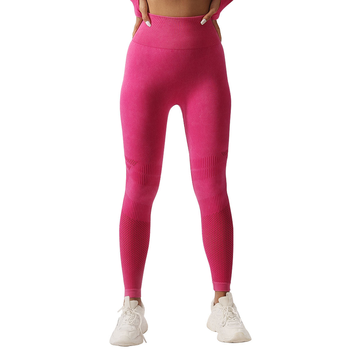 High Waist Peach Hip Lift Fitness Pants Washed Matte Tight Sports Yoga Pants